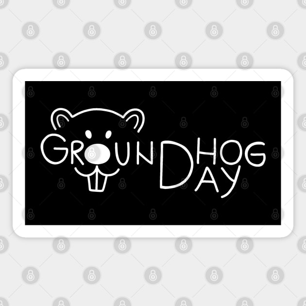 Groundhog day Magnet by valentinahramov